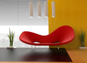 place for rest in apartment 3 d image